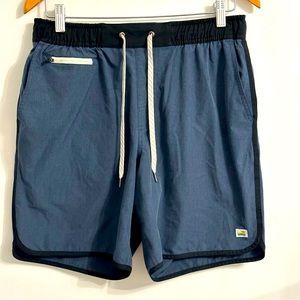 Vuori Banks Shorts - Men's Medium blue